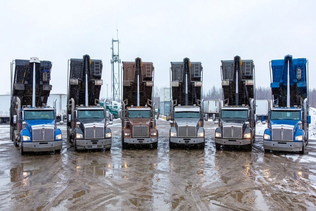 Camion 12 roues FROVRAC en hiver