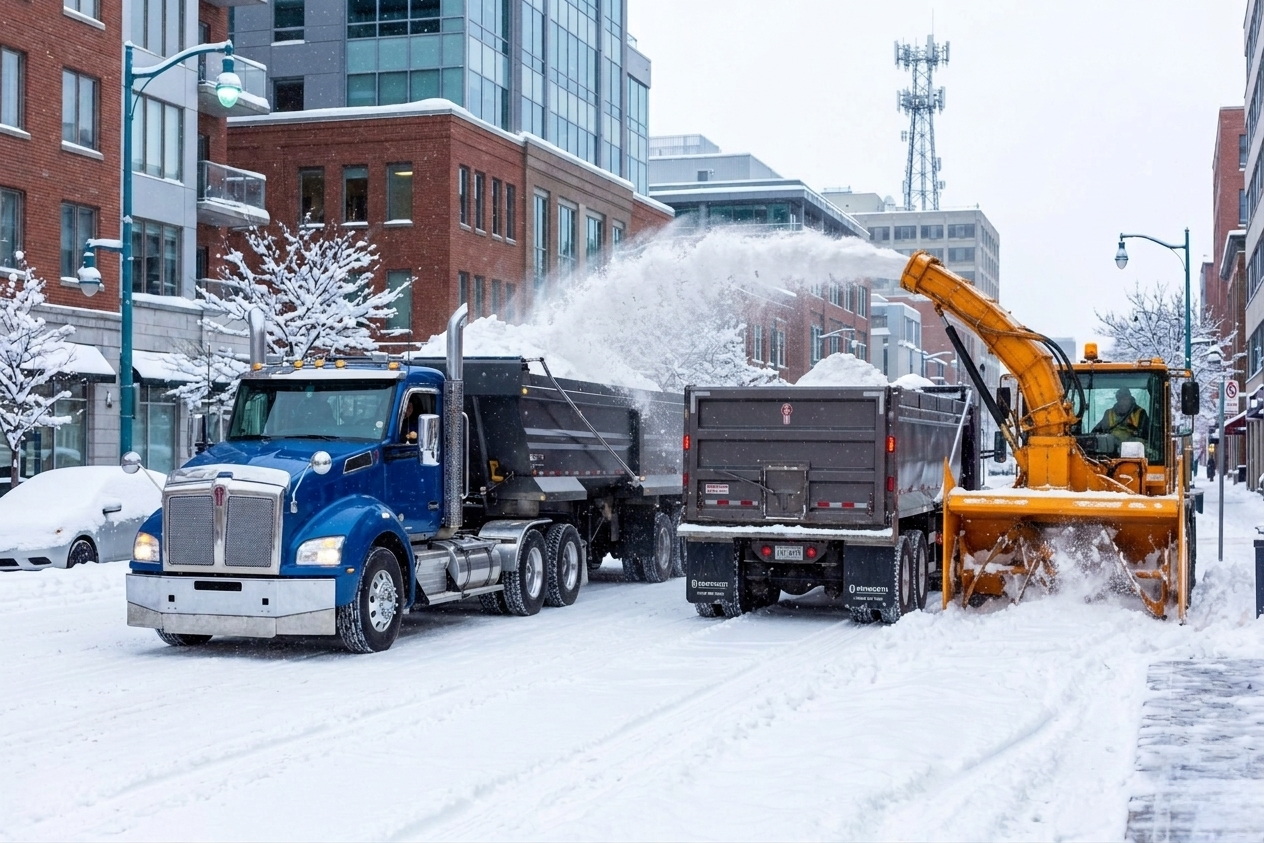 Déneigement et transport de neige