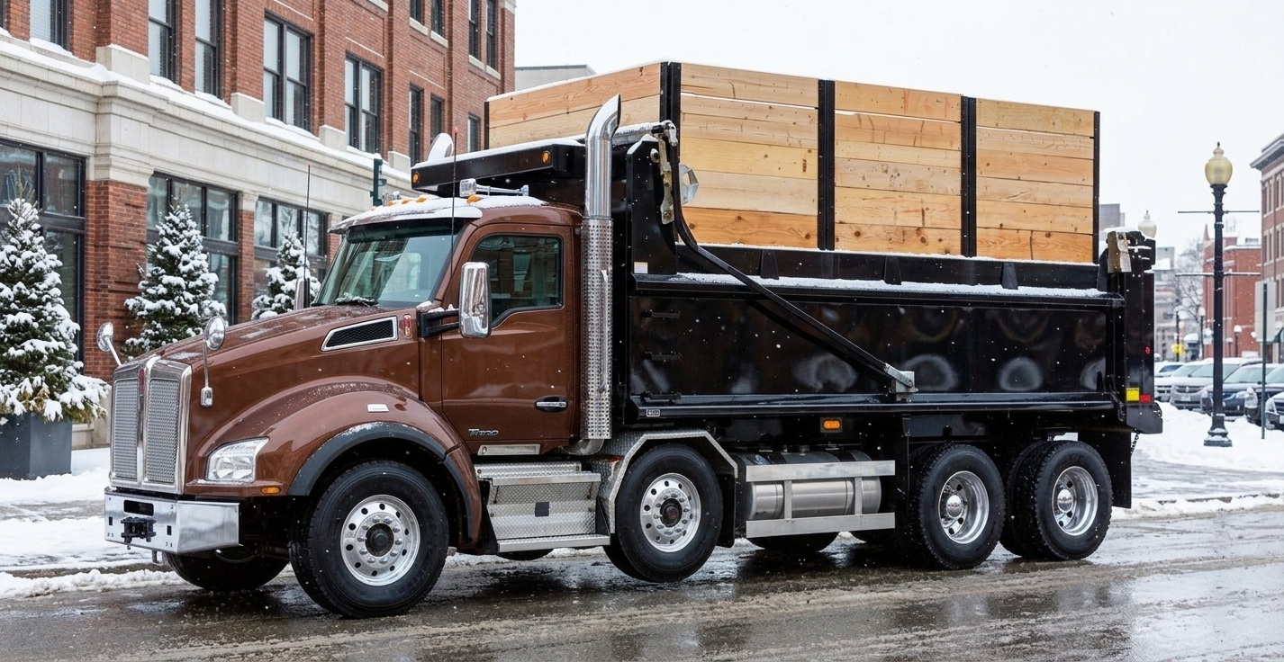 Camion 12 roues FROVRAC en hiver